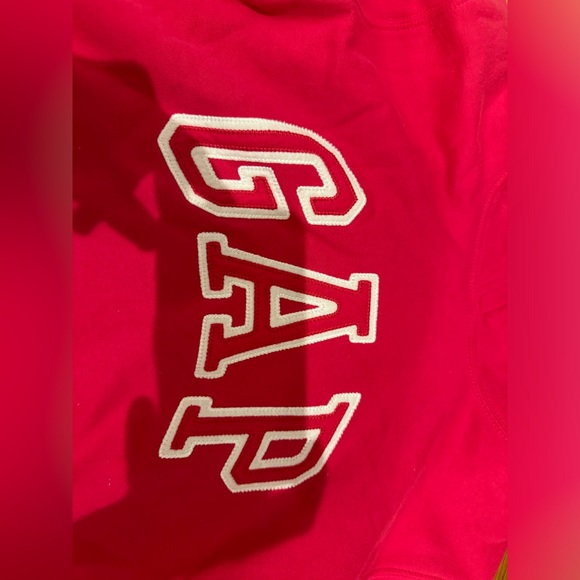 NWOT y2k vibe Pink Embroidered Gap Hoodie - Picture 3 of 4